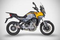 zard exhaust racing slip on moto guzzi stelvio 2024 titanium