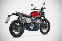 zard exhaust racing slip on triumph scrambler 1200 2024