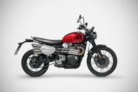 zard exhaust racing slip on triumph scrambler 1200 2024