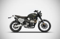 zard exhaust racing slip on triumph scrambler 1200 2024