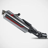 zard exhaust sabbia stainless slip on ducati desert x