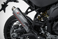 zard exhaust sabbia stainless slip on ducati desert x