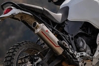 zard exhaust sabbia stainless slip on ducati desert x