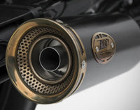 zard exhaust slim n 2 slip on moto guzzi v9 bobber roamer 2016 2019