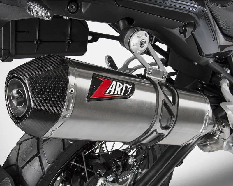 zard exhaust slip on benelli trk 502x