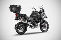 zard exhaust slip on benelli trk 502x