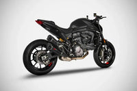 zard exhaust slip on black ducati monster 937 2021