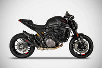zard exhaust slip on black ducati monster 937 2021
