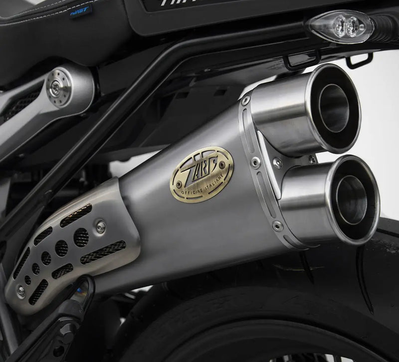 zard exhaust slip on bmw r ninet pure urban gs limited edition high mount