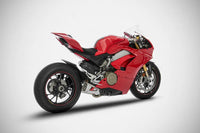 zard exhaust slip on compensed ducati panigale v4 v4s 2019