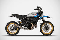 zard exhaust slip on ducati desert sled 2022