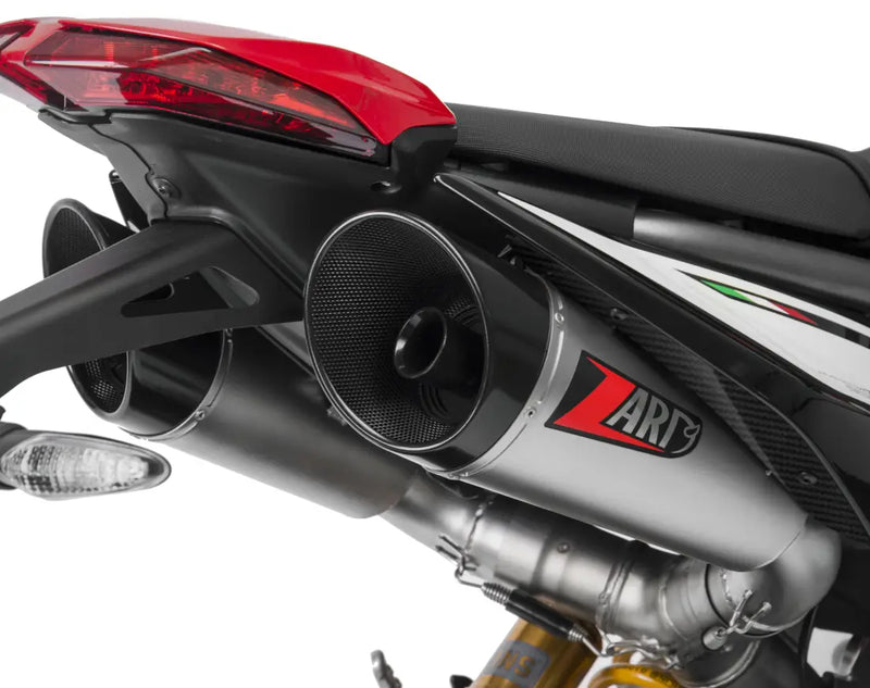 zard exhaust gt dual slip on ducati hypermotard 950 sp 2019