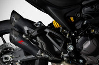 zard exhaust slip on black ducati monster 937 2021