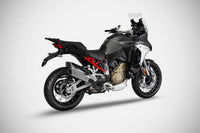 zard exhaust slip on ducati multistrada v4 s 2021 titanium