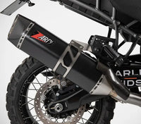 zard exhaust slip on harley davidson pan america stainless steel