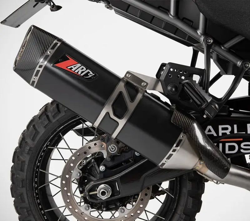 zard exhaust slip on harley davidson pan america stainless steel