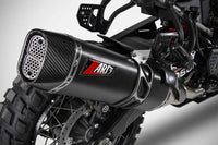 zard exhaust slip on harley davidson pan america stainless steel
