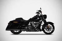 zard exhaust slip on harley davidson touring m8 models 2016