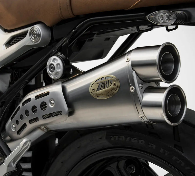 zard exhaust slip on limited edition high mount bmw r ninet scrambler 2021