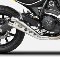 zard exhaust special low mount slip on ducati scrambler 800 2015 2022