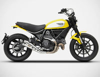 zard exhaust special low mount slip on ducati scrambler 800 2015 2022