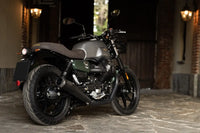 zard exhaust slip on moto guzzi v7 850 2021 limited edition black