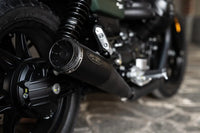zard exhaust slip on moto guzzi v7 850 2021 limited edition black