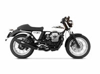 zard exhaust slip on moto guzzi v7 cafe racer classic 2009 2012