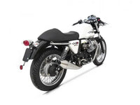 zard exhaust slip on moto guzzi v7 cafe racer classic 2009 2012