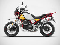 zard exhaust slip on moto guzzi v85tt