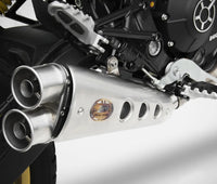 zard exhaust slip on special edition ducati scrambler desert sled 2017
