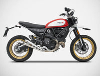 zard exhaust slip on special edition ducati scrambler desert sled 2017