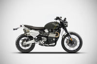 zard exhaust slip on triumph scrambler 1200 2021