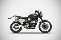 zard exhaust slip on triumph scrambler 1200 2021