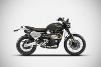 zard exhaust slip on triumph scrambler 1200 2021