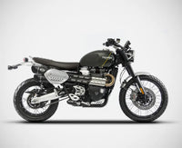 zard exhaust slip on triumph scrambler 1200