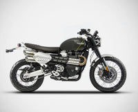 zard exhaust slip on triumph scrambler 1200