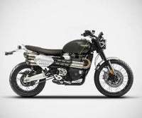 zard exhaust slip on triumph scrambler 1200
