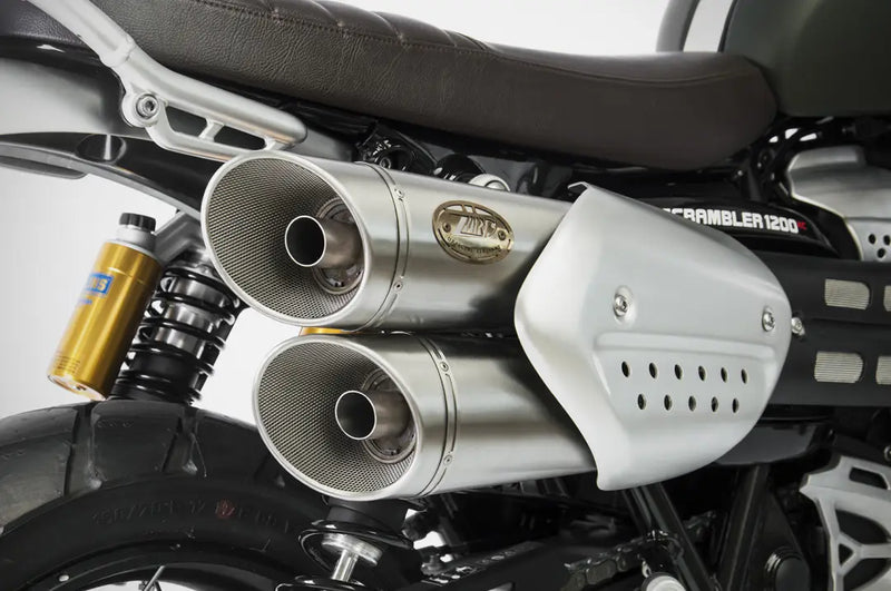 zard exhaust slip on triumph scrambler 1200
