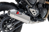 zard exhaust slip on triumph speed 400 scrambler 400 2024 stainless steel