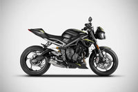 zard exhaust slip on triumph street triple 765 2020