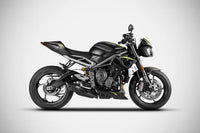 zard exhaust slip on triumph street triple 765 2020