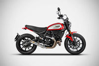 zard exhaust slip on zuma ducati scrambler 800 2022