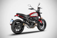 zard exhaust slip on zuma ducati scrambler 800 2022