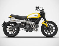 zard exhaust special high mount full system ducati scrambler 800 2015 2022