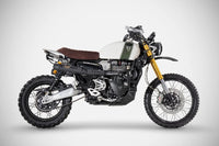 zard exhaust twin full system triumph scrambler 1200 2024