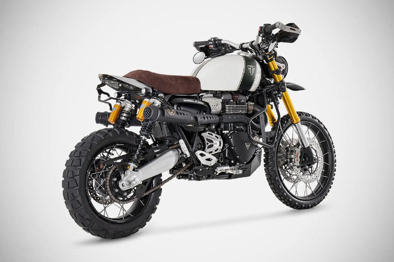 zard exhaust twin full system triumph scrambler 1200 2024