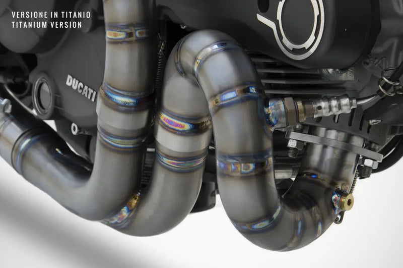 zard exhaust headers snake weld ducati scrambler 800 2015 2022 monster 797